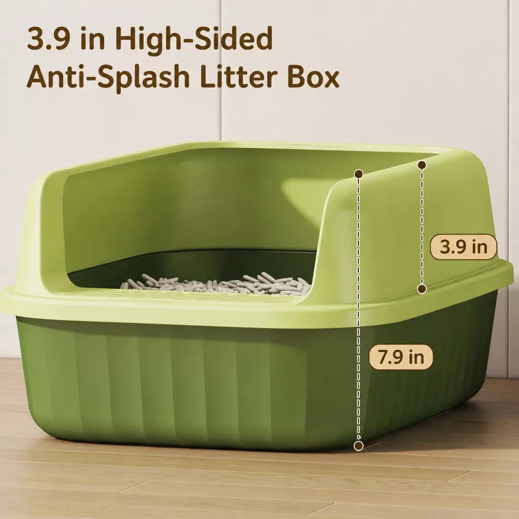 Extra-Large Semi-Enclosed Cat Litter Box p-05685