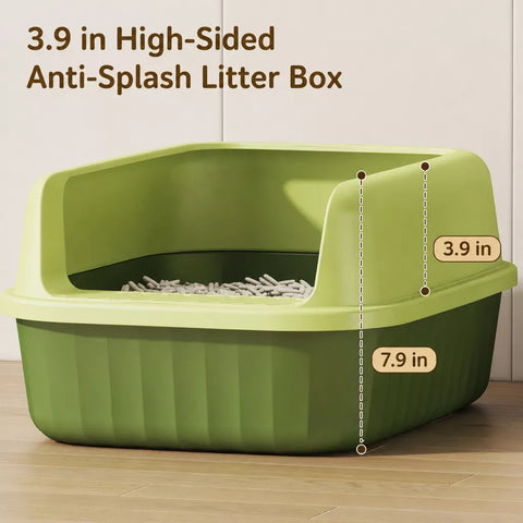 Extra-Large Semi-Enclosed Cat Litter Box p-05685
