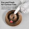 Foldable Accordion Corrugated Cat Scratcher with Bell