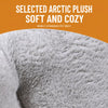 Semi-Enclosed Plush Pet Bed for Cats and Small Dogs