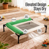 Elevated Washable Pet Bed for Small to Medium Dogs & Cats