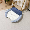 Reversible Curved Sofa-Style Pet Bed for Small Dogs and Cats