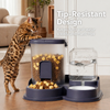Non-Electric Pet Water Dispenser with Integrated Bowl