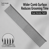Stainless Steel Dual-Tooth Grooming Comb for Cats & Dogs