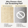 Square Sisal Cat Scratching Barrel with Cozy Cat Bed