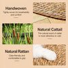 Round Cattail Grass Cat Scratcher Mat