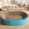 Oval Corrugated Paper Cat Scratcher Lounge