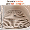 Ventilated Portable Pet Carrier for Small Dogs & Cats