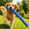 Sausage-Shaped Squeaky Dog Toy for Tug and Interactive Play