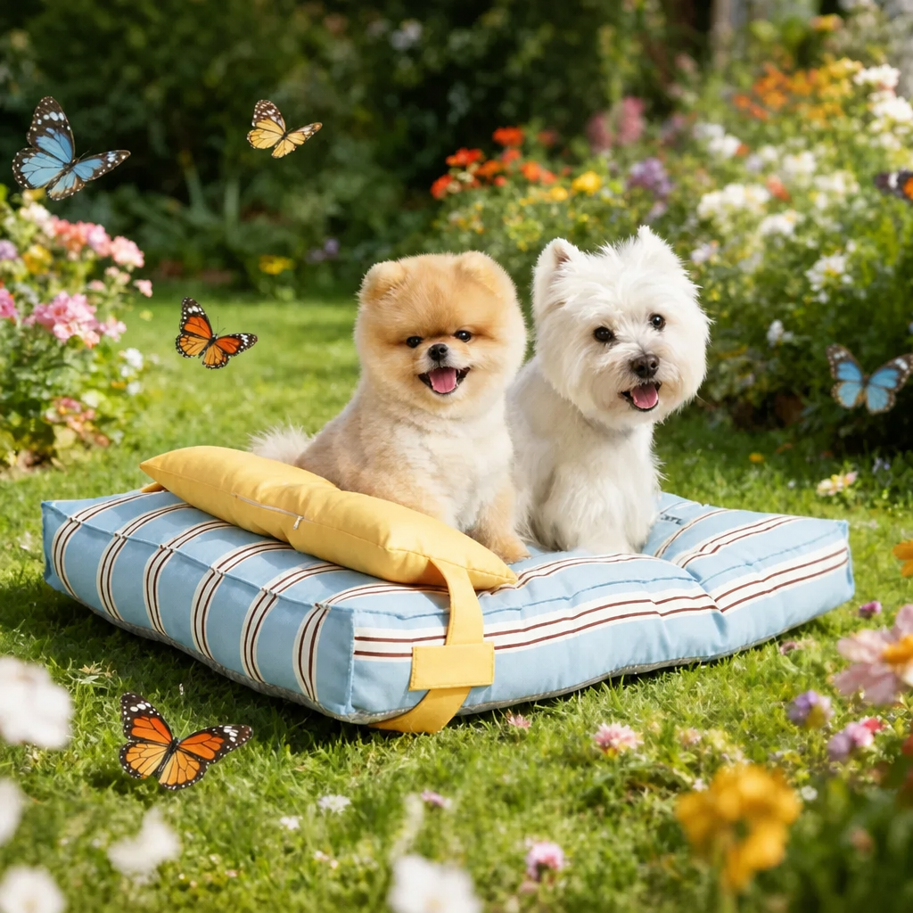 Washable Pet Bed Mat for Cats and Small to Medium Dogs