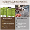 Indoor Iron Dog Crate with Tray for Small Dogs