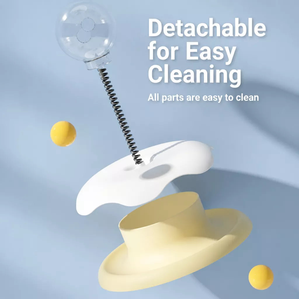 Interactive Cat Treat Spinner Toy