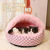 Semi-Enclosed Pet Bed for Cats and Small Dogs