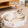 Petal-Style Corrugated Cardboard Cat Scratcher Bed