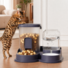 Non-Electric Pet Water Dispenser with Integrated Bowl