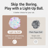 Colorful Cat Crinkle Ball Toy