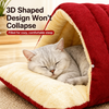 Semi-Enclosed EPE Foam Pet Bed for Cats & Dogs
