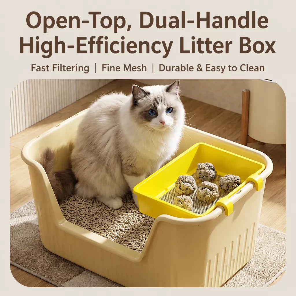 Cat Litter Sifting Screen & Scoop