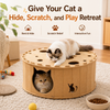 Donut Cat Scratcher Tunnel Bed
