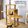 Cat Tree with Scratching Posts and a Hideaway