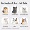 2-in-1 Dog & Cat Grooming Brush for Deshedding and Detangling