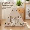 Triangular Cardboard Cat Scratcher Hideaway