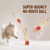 Feather Ball Teaser Toy for Cats