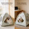 Striped Tent Bed for Cats and Dogs - p-00707