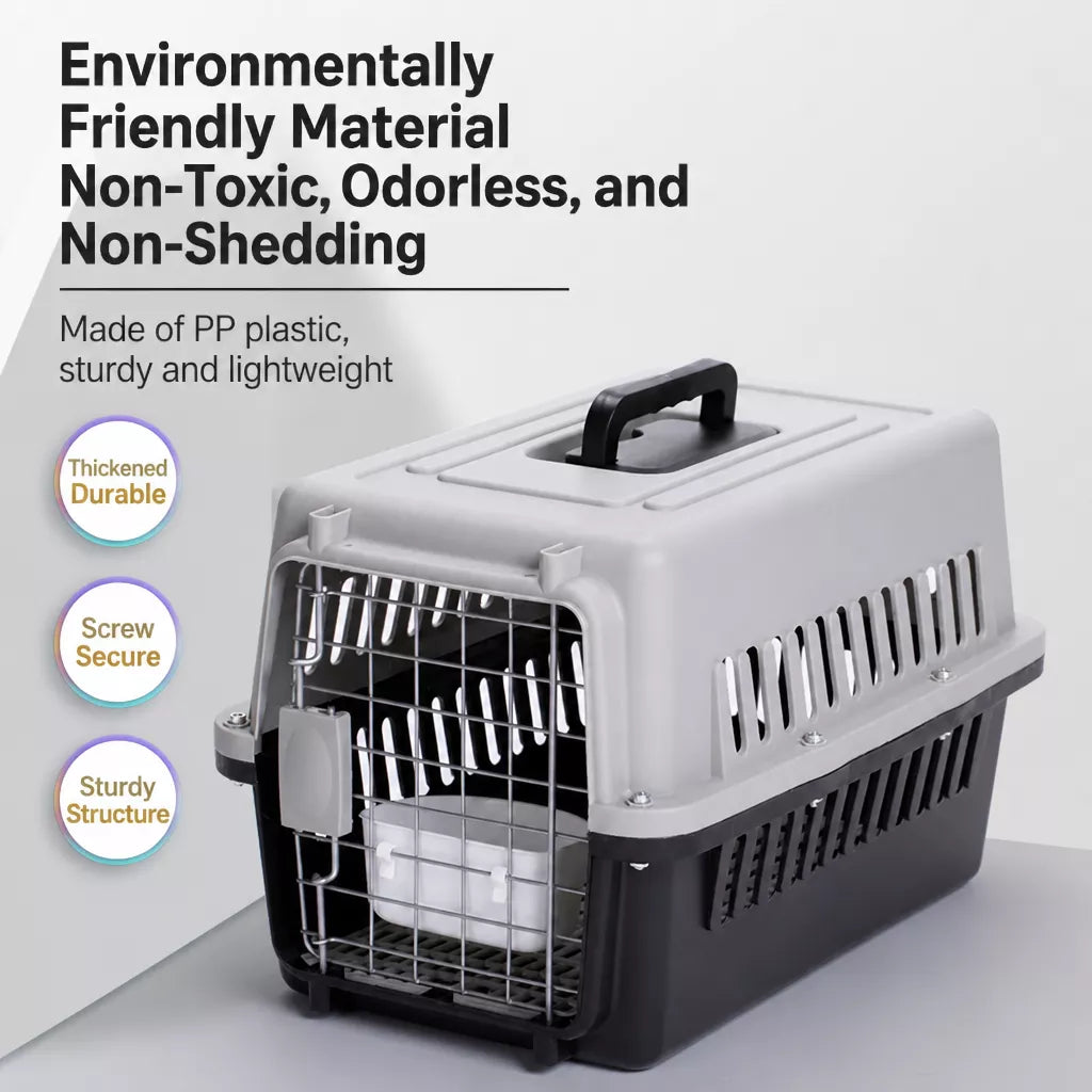 Pet Travel Carrier for Cats and Small to Medium Dogs