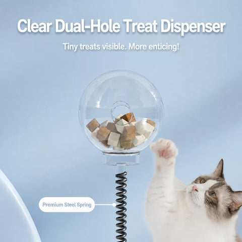 Interactive Cat Treat Spinner Toy