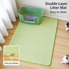 Double-Layer Cut-to-Fit Cat Litter Mat