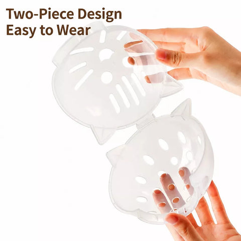 Clear Plastic Recovery Cone for Cats