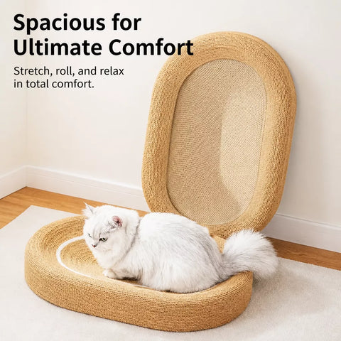 Cat Scratcher with Built-In Lounge Area