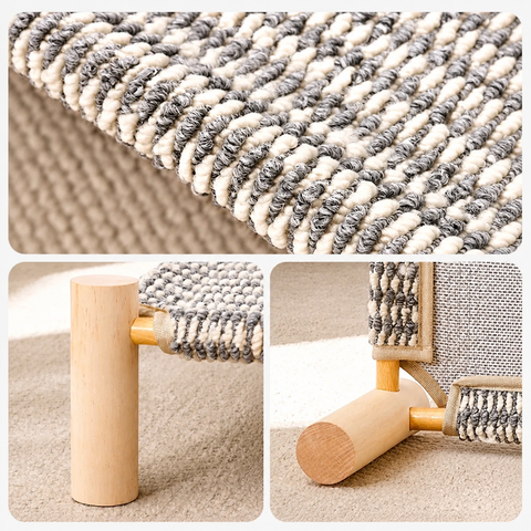 Washable Hammock-Style Cat Bed with Scratch Pad