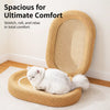 Sisal Cat Scratcher Bed with Built-In Lounging Space