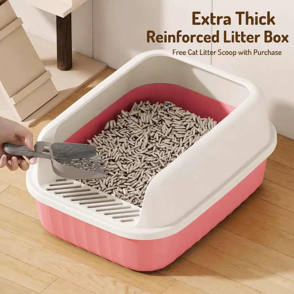 Extra-Large Semi-Enclosed Cat Litter Box p-05685