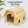 Corrugated Cardboard Cat Scratcher House