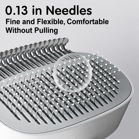 2-in-1 Deshedding & Detangling Comb for Cats and Dogs