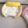 Reversible Curved Sofa-Style Pet Bed for Small Dogs and Cats