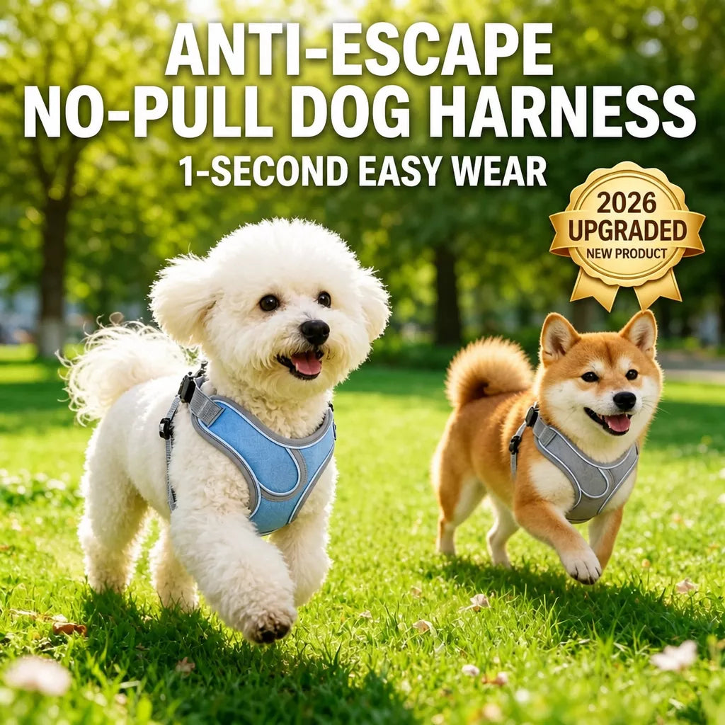 Vest-Style Dog Harness & Leash Set for Small to Medium Dogs