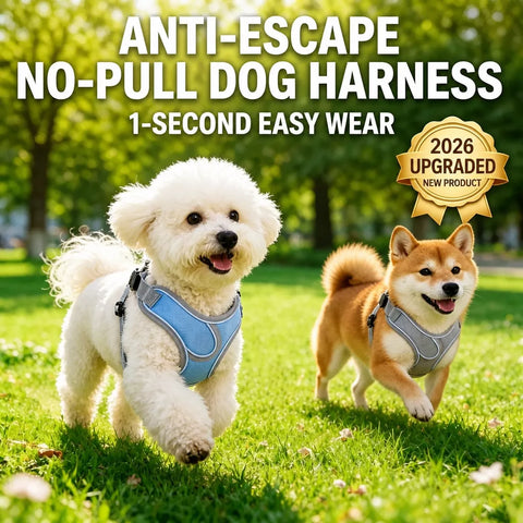 Vest-Style Dog Harness & Leash Set for Small to Medium Dogs