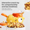 Duck-Shaped Rotating Treat Dispenser Toy