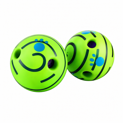 Squeaky Dog Ball Toy for Solo and Interactive Play