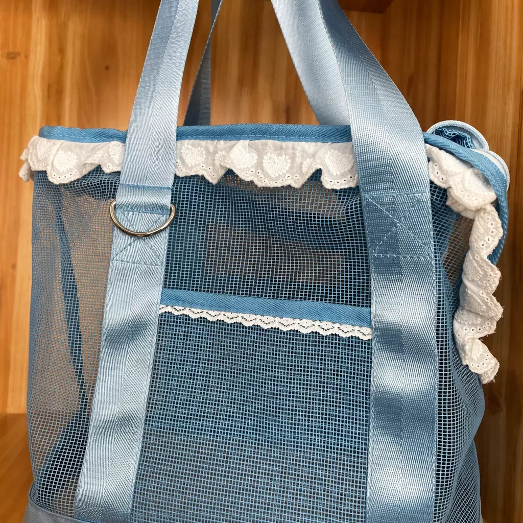 Breathable Mesh Crossbody Pet Carrier