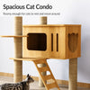 Cat Tree with Scratching Posts and a Hideaway