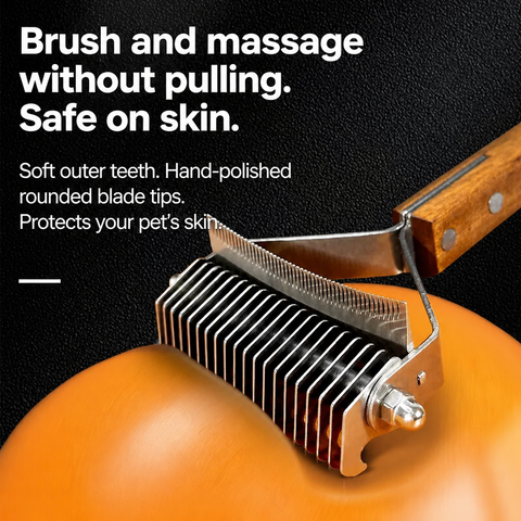 Double-Sided Dematting Comb for Dogs and Cats
