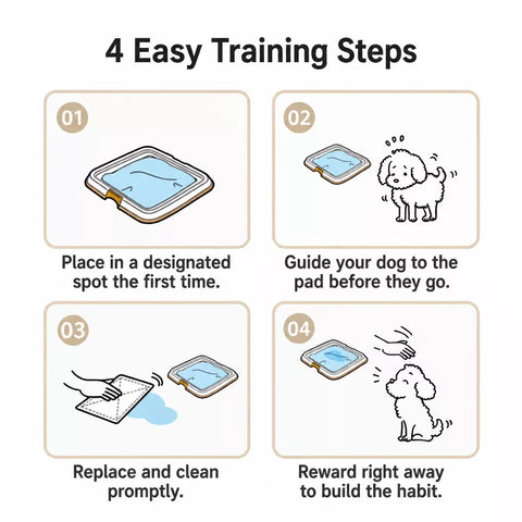 Elevated Mesh Dog Potty Tray