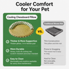 Round Cat Bed with Removable Mat