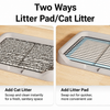 Elevated Dog Potty Tray with Steel Frame