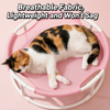 Round Elevated Pet Bed for Year-Round Lounging